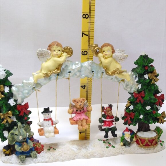 Angel Christmas Swing Cedar Creek Collection by Kirkland Stores Original Box EUC - Picture 12 of 12